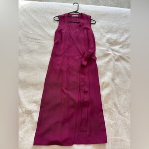 Everlane Japanese GoWeave Sleeveless Wrap Dress